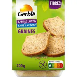 GERBLÉ Pain aux graines Sans Gluten 200g