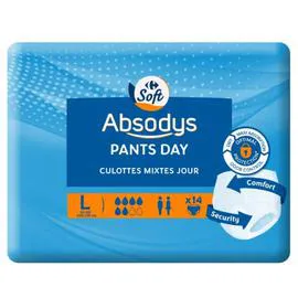 CARREFOUR SOFT Culottes mixtes fuites urinaires jour L x14