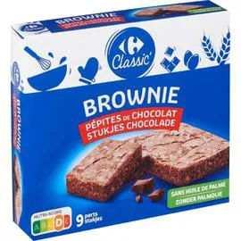 CARREFOUR CLASSIC' Brownie pépites de chocolat 285g