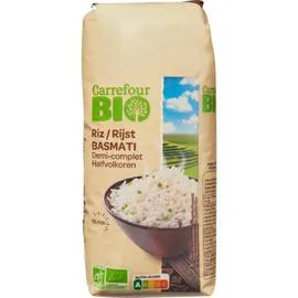 CARREFOUR BIO Riz bio basmati semi complet 16mn 500g