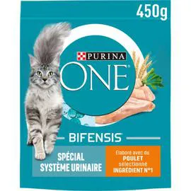 PURINA, ONE Croquettes pour chat poulet/blé 450g