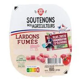  Lardons fumés Soutenons Nos Agriculteurs 2x75g