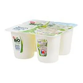 MARQUE REPÈRE, BIO VILLAGE Yaourt brassé Bio Nature 4x125g