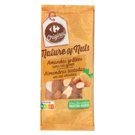 CARREFOUR ORIGINAL Amandes grillées sans sel ajouté 200g