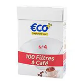ECO+ Filtres café N°4 x100