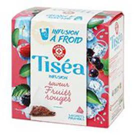 MARQUE REPÈRE, TISÉA Infusion à froid Tisea Fruits rouges 33g