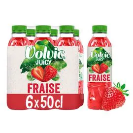 VOLVIC Eau aromatisée fraise 6x50cl