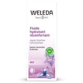 WELEDA Soin visage fluide hydratant réconfortant iris Bio 30ml