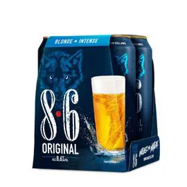 BAVARIA, 8.6 Bière blonde Original 4x50cl