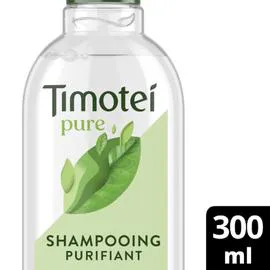 TIMOTEI Shampoing Purifiant Sans Silicone Pour Cheveux Normaux Régraissant Vite À L'Xtrait De Thé Vert Bio 300ml