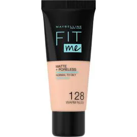 GEMEY, MAYBELLINE NEW YORK Fond de Teint Liquide Fit Me! Matifiant 128 Beige Doré 30ml