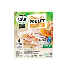 ISLAMONDIAL Blanc de poulet 120g