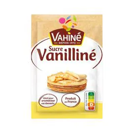 VAHINÉ Sucre vanilliné 10 sachets 75g