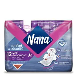 NANA Serviette hygiénique nuit x12