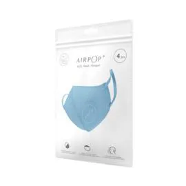 AIRPOP Masque enfant Bleu jetable x4 x4