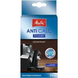 MELITTA Détartrant pour machines à café espAnti Calc 2x40g