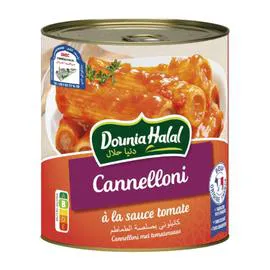 HALAL DOUNIA Cannelloni à la sauce tomate 800g