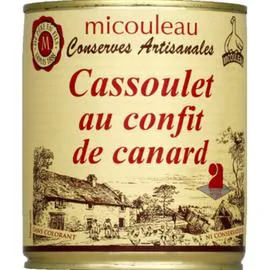 MICOULEAU Cassoulet au Confit de Canard 840g