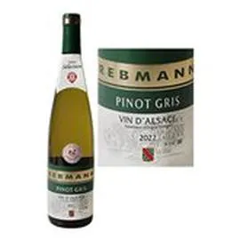 MARQUE REPÈRE, REBMANN AOC Alsace Pinot gris vin blanc 75cl
