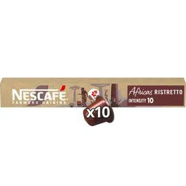 NESCAFÉ, FARMERS ORIGINS Café Africas Ristretto en Capsules Intensity x10