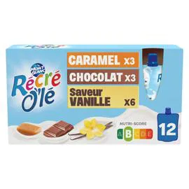 MONT BLANC, RÉCRÉ O'LÉ Crèmes dessert assortiment 12x85g