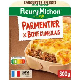 FLEURY MICHON Plat cuisiné parmentier de boeuf charolais 300g