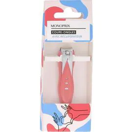 MONOPRIX Coupe-ongles récupérateur rose l'unité