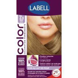 LABELL Crème colorante permanente blond doré 7.3 l'unité