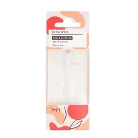 MONOPRIX ACCESSOIRES Pince À Épiler Mors Biais & Étui Rose l'unité