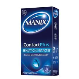 MANIX Préservatif contact plus x12