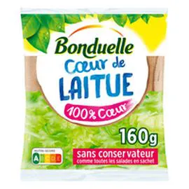 BONDUELLE Coeur de laitue Feuilles délicates et croquantes 180g