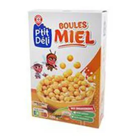 MARQUE REPÈRE, P'TIT DÉLI Boules céréales miel 400g