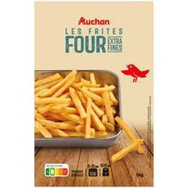 AUCHAN Frites au four extra fines 1kg