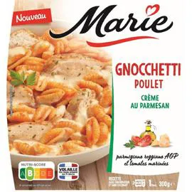 MARIE Gnocchetti poulet crème au parmesan 300g