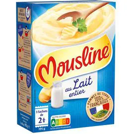 MAGGI, MOUSLINE Purée au lait entier 3x65g