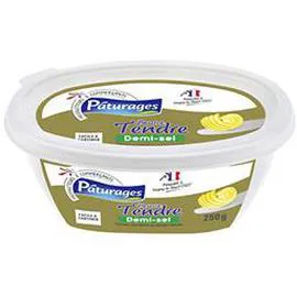 PÂTURAGES Beurre tendre demi-sel 250g