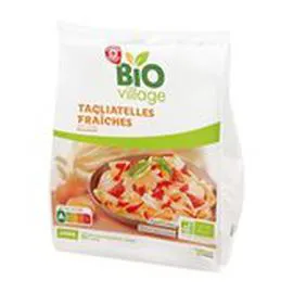 MARQUE REPÈRE, BIO VILLAGE Tagliatelles fraîches Bio 250g