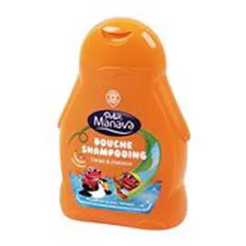 MARQUE REPÈRE, MANAVA Shampooing douche Petit Pêche banane 250ml
