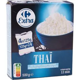 CARREFOUR EXTRA Riz Thaï 4x125g
