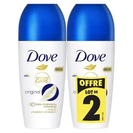 DOVE Déodorants billes anti-transpirant 48h original 2x50ml