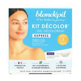 BLONDÉPIL Gel décolorant visage 2x25ml