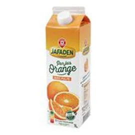 MARQUE REPÈRE, JAFADEN Pur jus d'orange Avec pulpe 1l