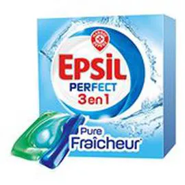 MARQUE REPÈRE, EPSIL Lessive Perfect Tri Doses Pure fraîcheur x20 490ml