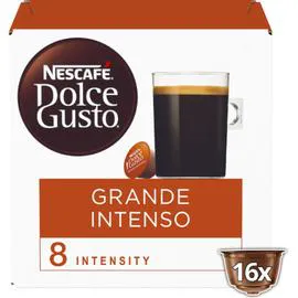 NESCAFÉ, DOLCE GUSTO Café capsules grande intenso intensité 8 132g