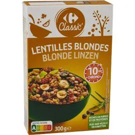CARREFOUR CLASSIC' Lentilles blondes 10 min 300g