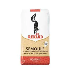 LE RENARD Semoule de blé moyenne 1kg