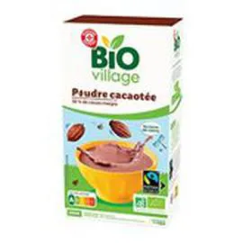 MARQUE REPÈRE, BIO VILLAGE Poudre de cacao - 32% de cacao 500g