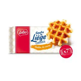 LOTUS BAKERIES Gaufres de liège perles de sucre 315g