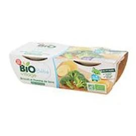 MARQUE REPÈRE, BIO VILLAGE Bol brocolis Pomme de terre - 4 mois 2x120g