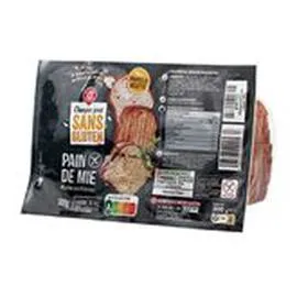 MARQUE REPÈRE, CHAQUE JOUR SANS GLUTEN Pain de mie nature 300g